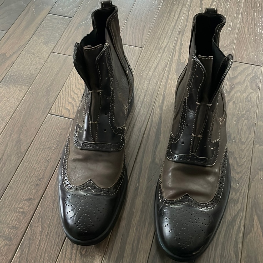 John Varvatos boots vibran brown boots size 9.5